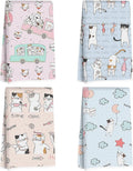 Lovdazzles 4 Pcs Cute Cat Kitchen Towels, Pastel Decorative Absorbent Microfiber Dish Cloth Tea Towel, Naughty Cats Waffle Soft Hand Towels for Farmhouse Home Bathroom Kitchen Decor, Cat Lover Gifts
