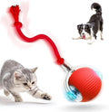 2026 New Interactive Cat Toys for Indoor Cats,Motion Activated Cat Balls with 360° Smart Automatic Rolling Moving for Bored Pet Cats Dogs. (Red)