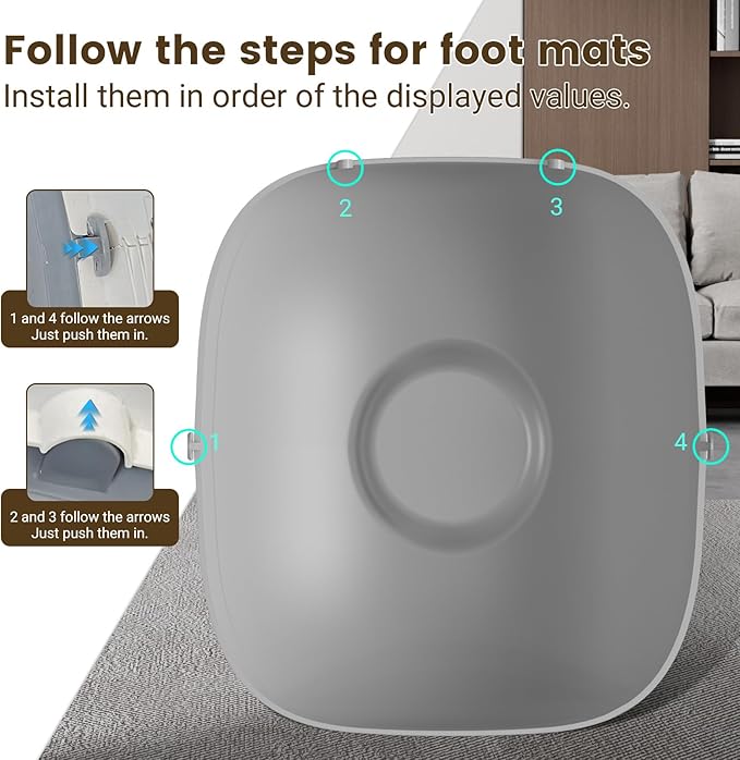 DuckSky Silicone Cat Litter Pad Replacement Part for 65L+9L Self Cleaning Litter Box, Leakproof Silicone Mat, Anti-Stick Accessory [Only Compatible with Orders Purchased After February 17, 2025]