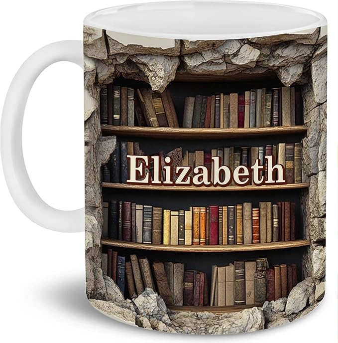 Personalized Book Lover Gifts - Book Lovers Gift For Bookworm, Readers, Librarians, Bookish - Books Are The Mirrors Soul Mug Custom Avatar - Bookish Gift For Friends, Women, Her