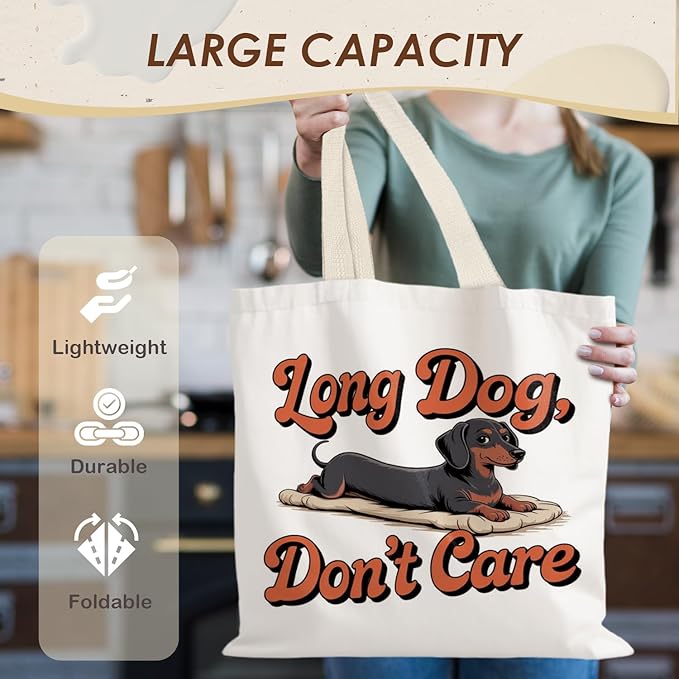 Canvas Tote Bag Aesthetic,Zoon Cow Dog Cat Tote Bag,Gifts for Women Canvas Tote Bags