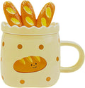 Interesting baguette mug, ceramic coffee cup with a capacity of 13.53 ounces, can be given as a gift to your family, friends and colleagues