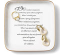 PUDDING CABIN Gift for Friend Ring Trinket Dish - You are a Friend for a Lifetime - Birthday Gifts for Women, Female, Her, BFF, Coworkers, Friendship, Moving Away Gifts