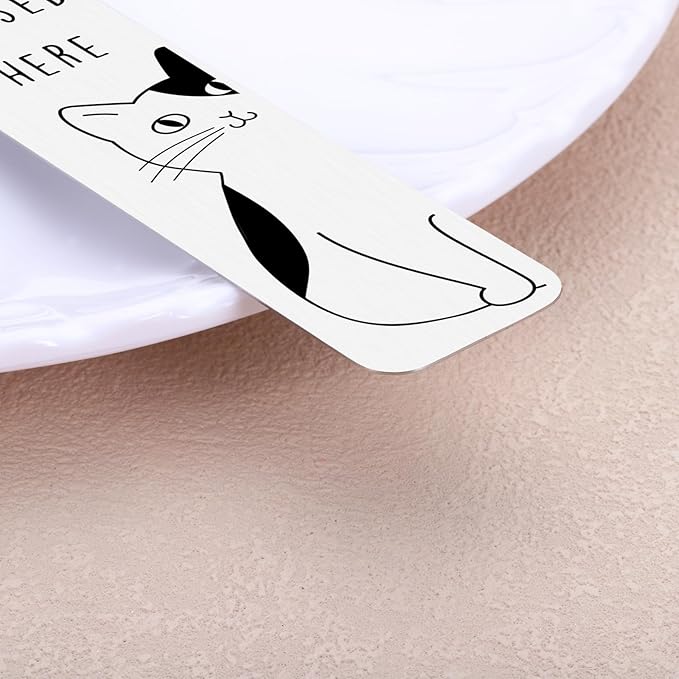 Cat Gifts for Women, Cat Lover Gifts for Women Men Reader, Mothers Day Gift for Cats Mom Dad, Cute Bookmarks for Women Teens Girl Boy, Birthday Gift for Book Lovers, Bookish Gift Reading Accessories