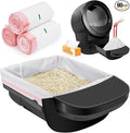 SZEE 60 Pack Automatic Litter Box Waste Bags, Drawstring Litter Box Liners