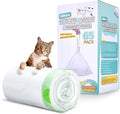 65 Count Drawstring Litter Box Liner Bags for Auto Self-Cleaning Litter Box, Extra Thick Leak Proof Cat Litter Replacement Waste Bags, Unscented, 18.1"W x 15.7"H, 3.5 Gal（Fit for SC01/SC02）