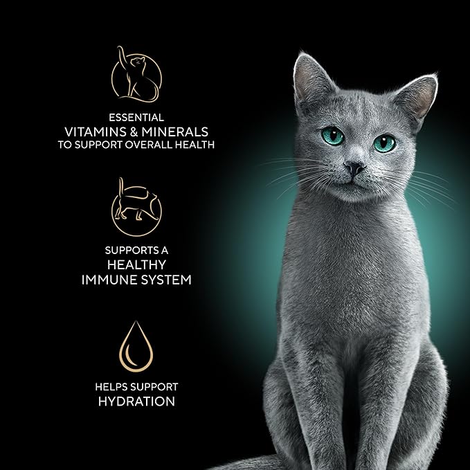 Sheba Perfect Portions Wet Cat Food Cuts in Gravy, Roasted Chicken, with Sustainable Tuna, Tender Turkey Entree, 2.6 oz. Twin-Pack Trays (36 Count, 72 Servings)