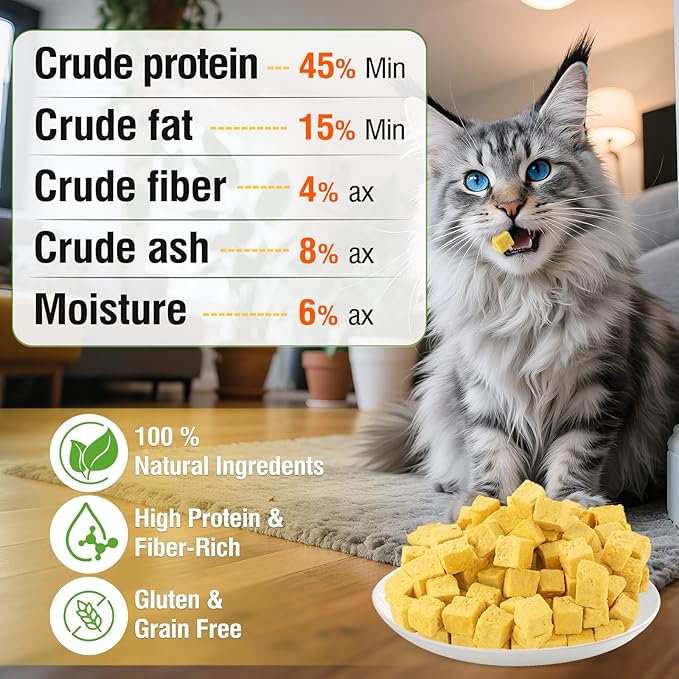 Freeze Dried Pumpkin and Chicken for Dogs and Cats, 100% Pumpkin and Chicken, Natural Treats for Digestion Health, Healthy Food Topper 3.5 oz (S, Apple)