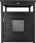 New Age Pet ECOFLEX Litter Loo Standard & Jumbo Sizes, 4 Colors, Moisture and Odor Resistant Enclosure & End Table, No‑Tools Assembly, 10 Year Warranty, Espresso Black, Jumbo