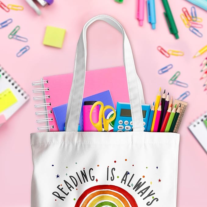Grace Yonks Cute Canvas Tote Bag – Aesthetic Large Reusable Bag