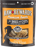 Northwest Naturals Raw Rewards Freeze-Dried Turkey Neck Treats for Dogs and Cats - Whole Neck - Healthy, 1 Ingredient, Human Grade Ingredients, All Natural, Proudly Made in USA, 6 Oz