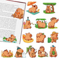 Capybara Magnetic Bookmarks Gifts - 15 Pcs Cute Animals Bookmark for Women Kids Book Lovers Students Bookworms Birthday Graduation Gift Funny Page Clips School Office Reading Accessories