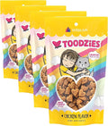 Weruva BFF Toodzies, Chicken Crunchy Cat Treats, 2oz Bag (Pack of 4)