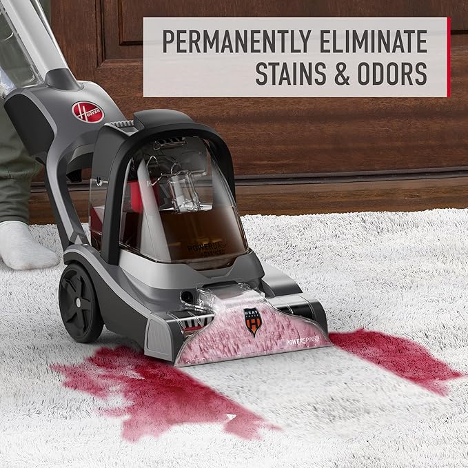 Hoover PowerScrub Elite Pet Upright Carpet Cleaner Machine, Lightweight Deep Cleaning Shampooer Machine with Pet Tool and Hose, Pair with Hoover Carpet Cleaner Solution
