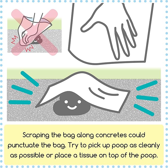 BOS Odor-Sealing Dog Poop Bags for Pet Waste - Disposal Doggy Bags - Scent & Smell Free (Pack of 2)
