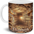 Personalized Book Lover Gifts - Book Lovers Gift For Bookworm, Readers, Librarians, Bookish - Books Are Portable Magic Mug Custom Avatar - Bookish Gift For Friends, Women, Her