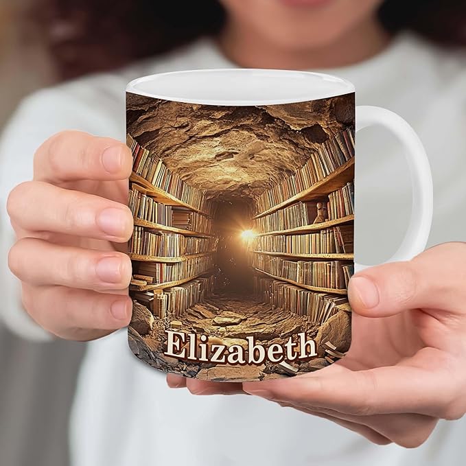 Personalized Book Lover Gifts - Book Lovers Gift For Bookworm, Readers, Librarians, Bookish - Books Are Portable Magic Mug Custom Avatar - Bookish Gift For Friends, Women, Her
