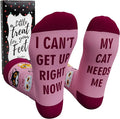 Cavertin Women's Novelty Socks with Gift Box Cat Lover Dog Mom Book Lover Cat Mom Llama Unicorn Sloth Corgi