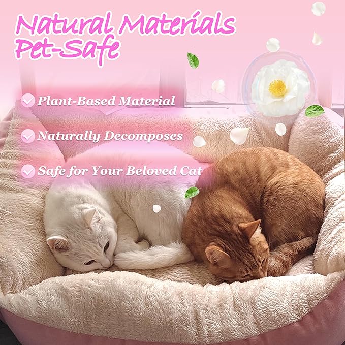 NewKe 4 Pcs Robertet Fragrance Box for PetSnowy Snow+ Automatic Cat Litter Box, Odor Remover for PetSnowy Self-Cleaning System, Removing Litter Odors, White Tea Aroma, Fragrance Refills