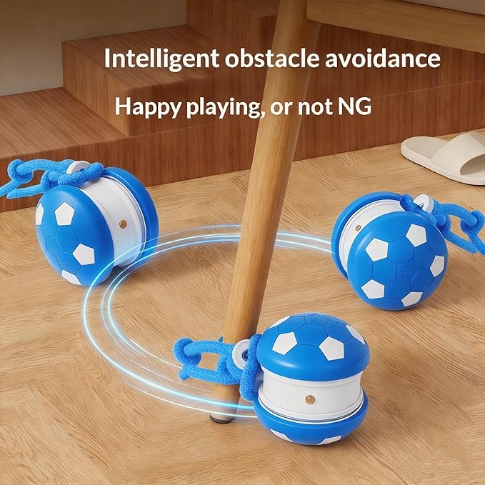 Interactive Cat Toy Ball, Motion Activated Smart Rolling Toy for Indoor Cats, Rechargeable Interactive Toy Ball for Indoor Cats Exercise, Automatic Moving Ball for Boredom to Keep Cats Busy