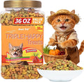Just Try 36 OZ Cat Treats - with Cat Grass, Cranberry, Pumpkin- Healthy Cat Grass Kitten Treats Training Biscuits