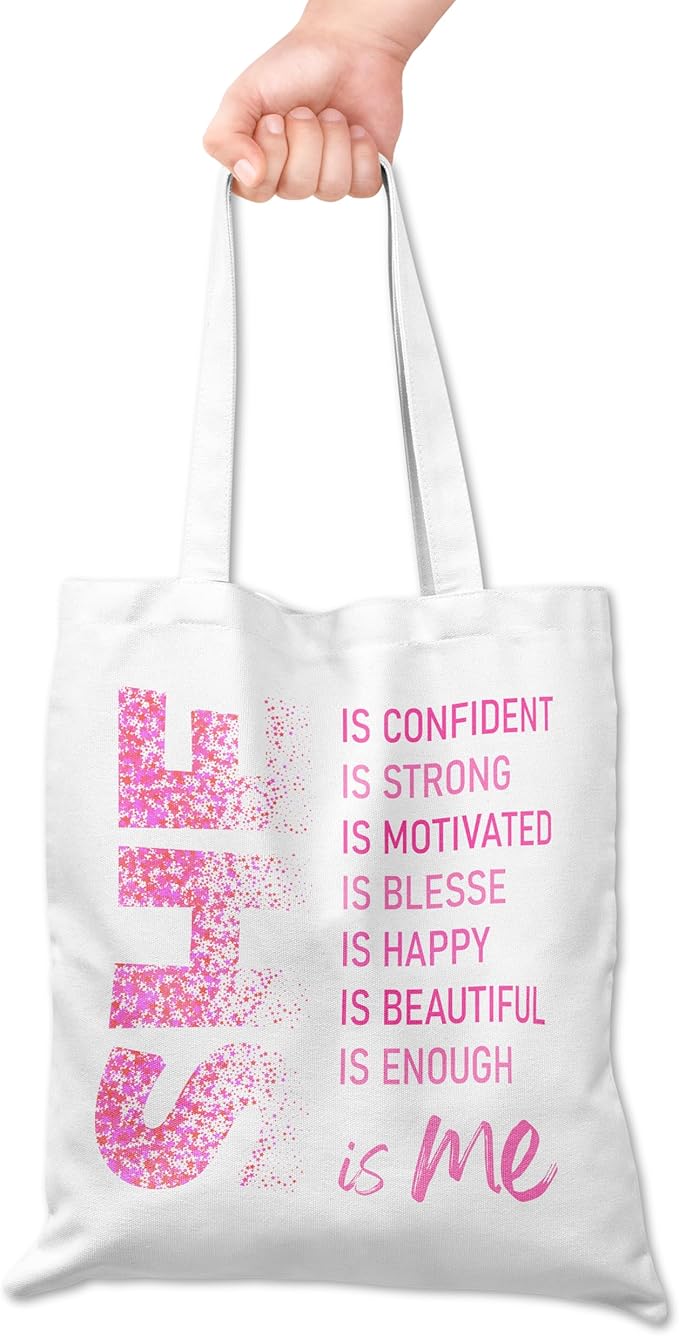 Grace Yonks Cute Canvas Tote Bag – Aesthetic Large Reusable Bag