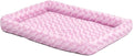 MidWest Homes for Pets QuietTime Fashion XXS Dog Bed - Pink Faux Fur Bolster, Ultra-Soft and Machine Washable, Fits 18-Inch Crates and Carriers, for Small Dogs and Cats