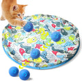 Interactive Cat Toy Ball, Fast Rolling in Pouch, Motion Activated, Hide and Seek, Indoor Exercise