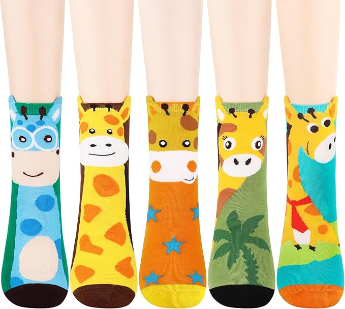 Jeasona Women's Cat Socks Cat Gifts Cute Animal Socks Dog Owl Gifts for Women