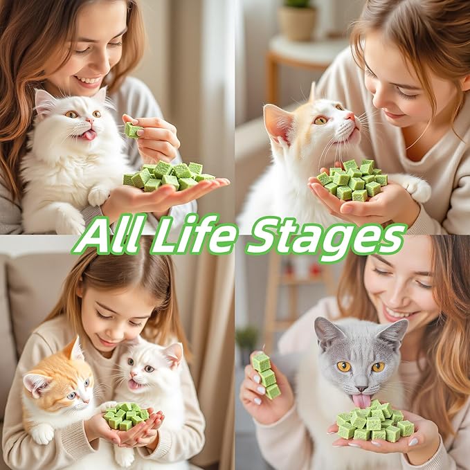 Cats Grass Treats 120g/4.23oz Catnip Toy Fish Oil Freeze Dried Chicken Cat Food Hairball Removal Kitten Chew Snack Cleaning Teeth Kitty Dental Care Indoor Kitten Edible Grass Stick Lickable