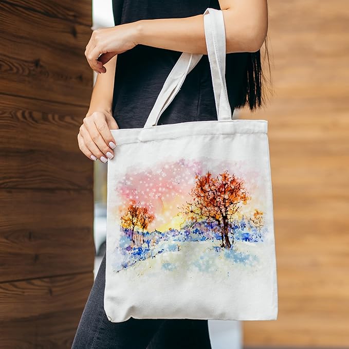Grace Yonks Cute Canvas Tote Bag – Aesthetic Large Reusable Bag