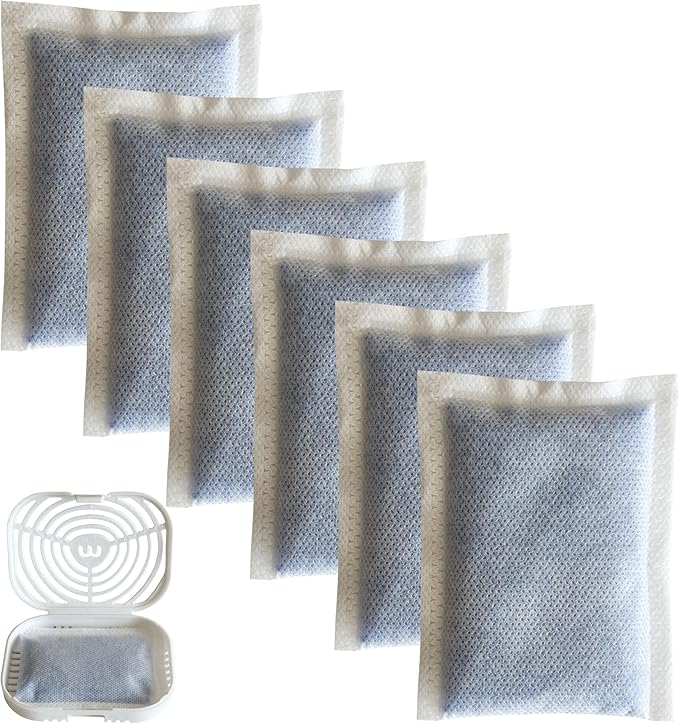 6 Pack Refills for Whisker OdorTrap Pod, Compatible with Litter-Robot and Traditional Litter Boxes