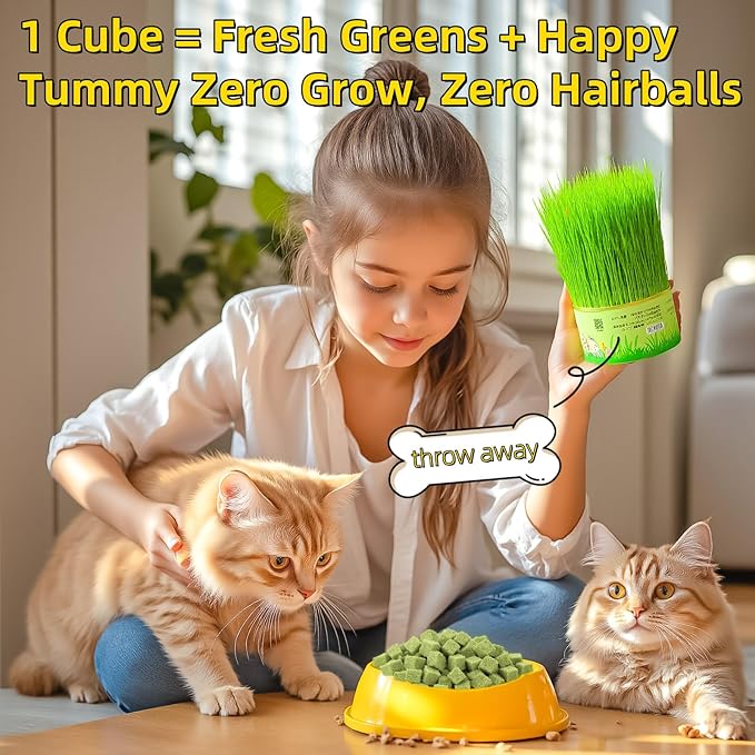 Cats Grass Treats 120g/4.23oz Catnip Toy Fish Oil Freeze Dried Chicken Cat Food Hairball Removal Kitten Chew Snack Cleaning Teeth Kitty Dental Care Indoor Kitten Edible Grass Stick Lickable