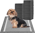 MIZOK Puppy Pads for Dogs 23X24in Pet Pads, Charcoal Odor Eliminating Wee Wee Pads for Dogs Absorbs Up to 4 Cups Urine, 6 Layers Leak-Proof Puppy Pads Pet Training Pads (100 Counts)