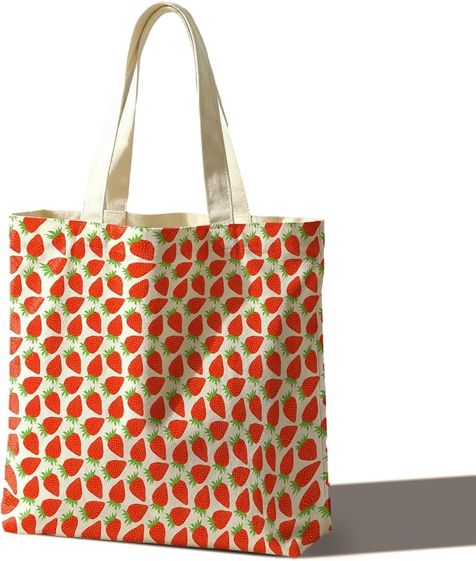 Tote Bag For Women Man, Reusable Work Shopping Grocery Shoulder Bags