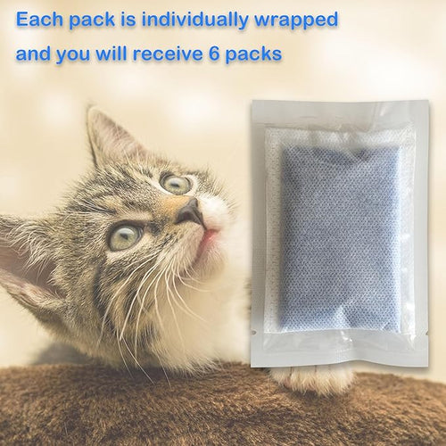 6 Pack Refills for Whisker OdorTrap Pod, Compatible with Litter-Robot and Traditional Litter Boxes