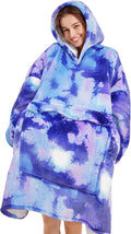 Narecte Cozy Oversized Blanket Hoodie Wearable Blanket Adults Soft Hooded Blanket Hoodie Birthday Gifts for Women Christmas