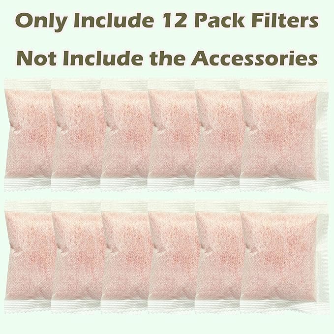 12 Pack Eliminates Litter Box Odors for Whisker OdorTrap Pod, Odor Removing Refills Compatible with Traditional Litter Boxes