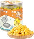 PAWUP Freeze Dried Cat & Dog Treats, Natural Quail Egg Yolk, Single Ingredient, High-Protein Pet Snacks for Skin & Coat Health, No Artificial Additives, 9.2 oz