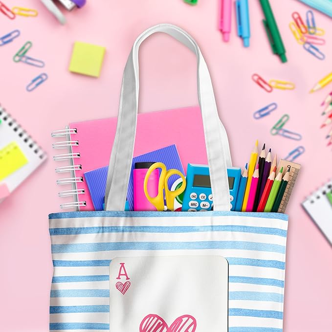 Grace Yonks Cute Canvas Tote Bag – Aesthetic Large Reusable Bag