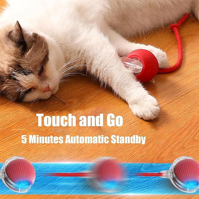 Smart Motion Pet Ball, Interactive Rolling Dog Ball, Rolling Balls Toys, 360° Automatic Self Moving Dog/Cat Toys