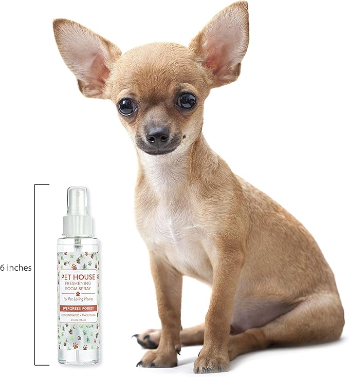 One Fur All Concentrated Room Spray 4 OZ Dog and Cat Friendly Air Freshener for Pet Odor, Mango Peach, Pack of 2
