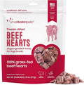 smallbatch Pets Premium Freeze-Dried Beef Heart Treats for Dogs and Cats, 3.5 oz, Made and Sourced in The USA, Single Ingredient, Humanely Raised Meat, No Preservatives or Anything Artificial Ever