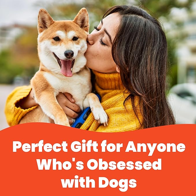 rubyloo Funny Dog Mom Gift Pen Set – 5 Black Ink Ballpoint Pens with Stylus Tips & Durable Metal Barrels with Hilarious Doggy Quotes – Cute Dog Mom Gift for Women for Mother's Day or Birthday Present