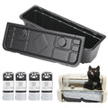 1 Permanent Waste Receptacles with 40 PCS Litter Box Liner for Littermaid 1St/2nd Edition Automatic Cat Litter Box, Litter Tray with Cat Litter Liners, Easy-Tie Handles (Machine NOT Included)