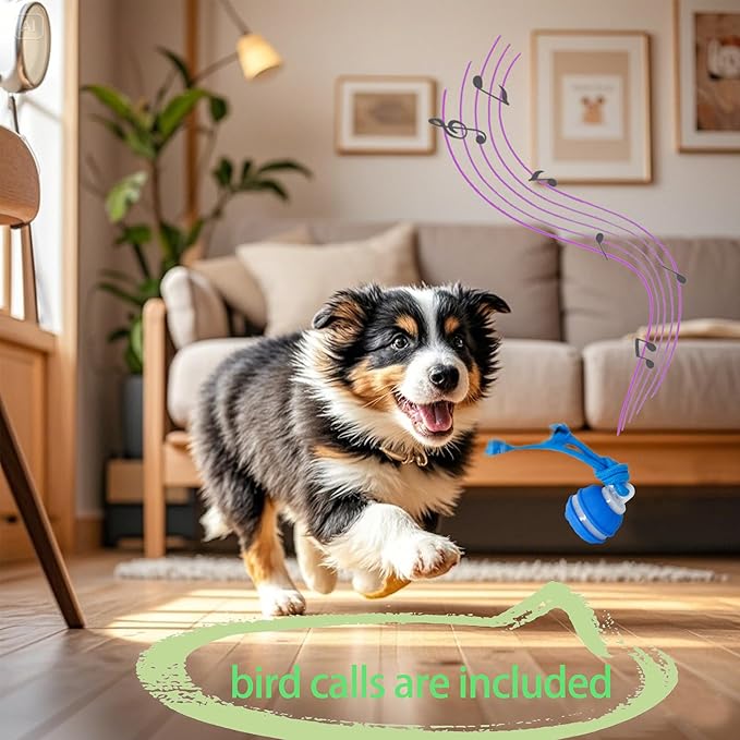 KumCinn Power Tail 2.0 Automatic Moving Dog Ball - Interactive Dog Toy | Self-Rolling, Motion Activated Electric Pet Ball to Keep Dogs Busy & Relieve Boredom (Suitable for All Dog Breeds)