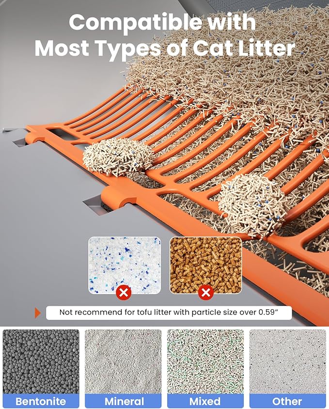 Automatic Cat Litter Box, Electric Large Open-Top Self Cleaning Litter Box for Multiple Cats, Smart APP Control, Multiple Safety Sensors, 1 Rolls Bags & 1 Mat, Arenero para Gatos Autolimpiable