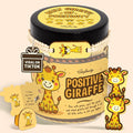 Stofinity Positive Giraffe Gifts For Women - Motivational Affirmation Jar With 60 Affirmation Cards For Women, Inspirational Quotes Cool Friend Birthday Gifts Ideas, Cute Giraffe Desk Accessories