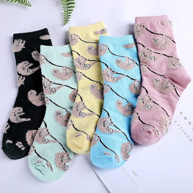 Jeasona Women's Cat Socks Cat Gifts Cute Animal Socks Dog Owl Gifts for Women