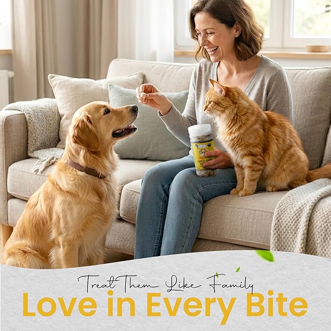 Freeze Dried Beef Liver Dog Treats | Healthy Kitten Treats, Single Ingredient, Raw | High Protein Cat & Dog Food Toppers, Grain-Free | Inspected & Tested in USA | 2.1 oz